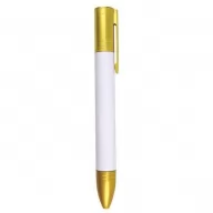 Toma fotográfica de bolígrafo doré promocional, ideal para personalización de marca.
