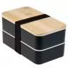 Toma fotográfica de doble lunch box polaris promocional, ideal para personalización de marca.
