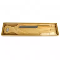 Toma fotográfica de set cuchillo promocional, ideal para personalización de marca.