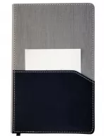 Toma fotográfica de libreta dakota promocional, ideal para personalización de marca.
