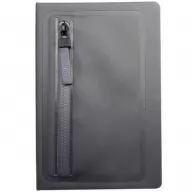 Toma fotográfica de libreta denver promocional, ideal para personalización de marca.