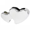 Toma fotográfica de portatarjetero twin heart promocional, ideal para personalización de marca.