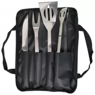 Toma fotográfica de set bbq promocional, ideal para personalización de marca.