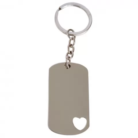 LLA 41 Llavero Placa Corazon