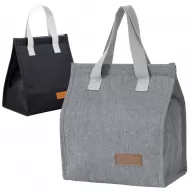 Toma fotográfica de picnic bag promocional, ideal para personalización de marca.