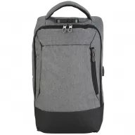 Toma fotográfica de backpack johnson promocional, ideal para personalización de marca.