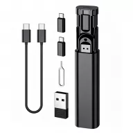 Toma fotográfica de set de conectores harvey promocional, ideal para personalización de marca.