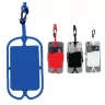 Toma fotográfica de porta-celular kelvin promocional, ideal para personalización de marca.