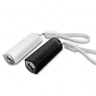 Toma fotográfica de power bank stern promocional, ideal para personalización de marca.