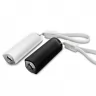 Toma fotográfica de power bank stern promocional, ideal para personalización de marca.