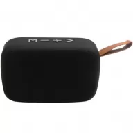 Toma fotográfica de bocina linneo promocional, ideal para personalización de marca.