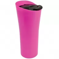 Toma fotográfica de vaso brody promocional, ideal para personalización de marca.