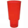 Toma fotográfica de vaso promocional promocional, ideal para personalización de marca.