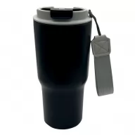Toma fotográfica de termo peral promocional, ideal para personalización de marca.