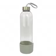 Toma fotográfica de botella lima promocional, ideal para personalización de marca.