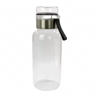 Toma fotográfica de botella begonia promocional, ideal para personalización de marca.