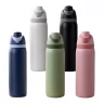 Toma fotográfica de termo hibisco promocional, ideal para personalización de marca.
