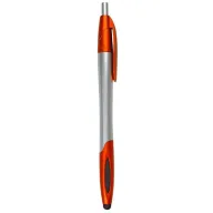 Toma fotográfica de bolígrafo kapor promocional, ideal para personalización de marca.