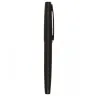 Toma fotográfica de bolígrafo top black promocional, ideal para personalización de marca.