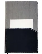 Toma fotográfica de libreta dakota promocional, ideal para personalización de marca.
