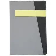Toma fotográfica de libreta moscú promocional, ideal para personalización de marca.