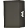Toma fotográfica de porta ipad damasco promocional, ideal para personalización de marca.