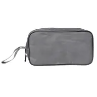 Estuche organizador portátil de color gris ideal para almacenar utensilios para acampar