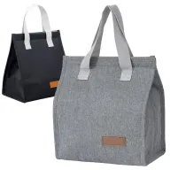 Toma fotográfica de picnic bag promocional, ideal para personalización de marca.