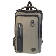 Toma fotográfica de backpack baylor promocional, ideal para personalización de marca.