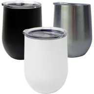 Toma fotográfica de vaso lantana promocional, ideal para personalización de marca.